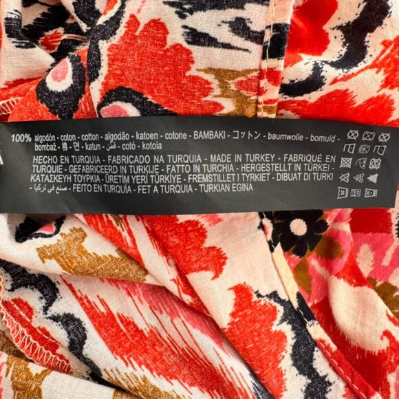 Zara Alessi 3/4 Sleeve Belted Printed Midi Dress - Picture 3 of 8